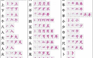 生字笔画视频教程-生字笔画模板