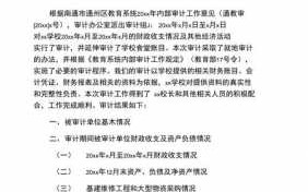 账务收支审计报告模板图片 账务收支审计报告模板