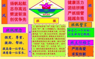 班风班训图片模板（班风班训班徽图片）