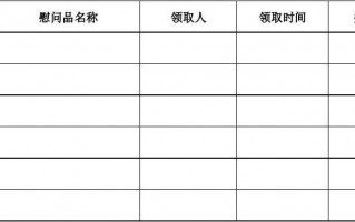 慰问接收单模板怎么写