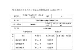 照明项目验收报告模板图片-照明项目验收报告模板