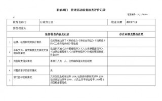 财政监督检查记录模板,财政监督检查清单 