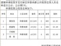 公租房名单公示-公租房张榜公示模板