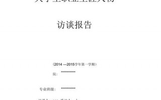 访谈类分析报告模板（访谈类分析报告模板范文）