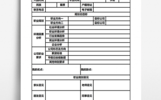 职业生涯规划表模板图片-职业生涯规划表模板