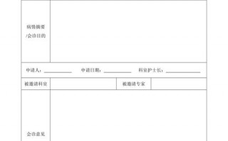 院内护理会诊模板,院内护理会诊模板范文 