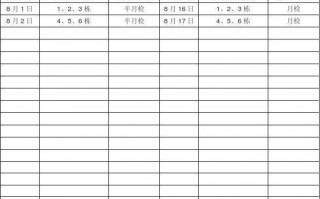 电梯保养计划公示模板_电梯保养计划公示模板图片