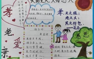 关于孝顺父母的手抄报模板,关于孝顺父母的手抄报图片 小学生 