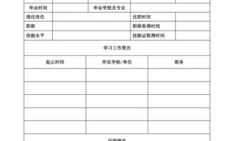 应聘小学教师岗位的个人简历表格 小学教师招聘简历模板