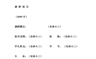 调研报告内容摘要模板,调研报告的摘要一般多少字 