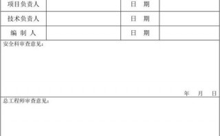 技术措施审批表模板