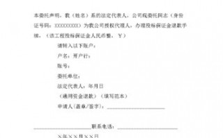  代理委托退款书的模板「委托退款申请说明怎么写」