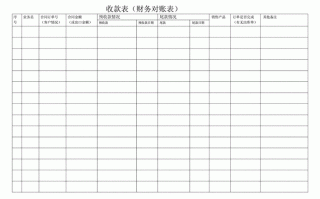 收货款台账模板