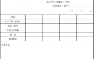 装饰材料报验单模板_装饰材料报审表