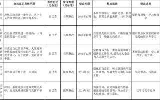  两学一做整改清单模板「两学一做整改措施」