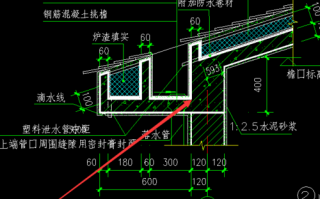 天沟挑檐板在图纸什么地方-挑檐天沟的模板支撑