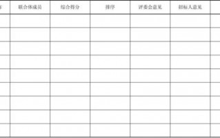 评标商务意见汇总模板（商务评标报告范本）