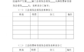 上报选举结果文件模板下载 上报选举结果文件模板