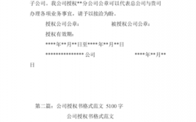  企业内部授权书模板「公司内部授权管理规定」