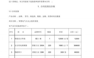 监控大屏采购合同模板_监控购销合同