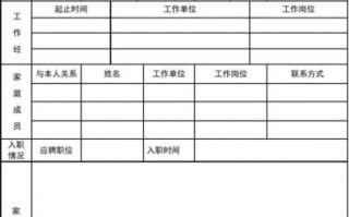  报名表格word模板「报名表格式模板」