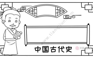 中国历史小报模板图片 中国历史小报模板