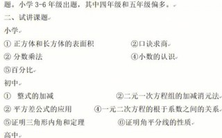 小学数学试讲万能模板下载