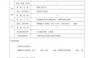 地暖施工验收单模板,地暖验收单怎么写 