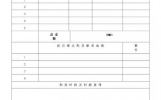 公司订购请示模板_公司请购单格式范本