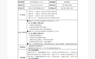 银行个人工作简历100字 银行工作简历模板下载