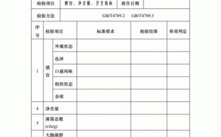 食品检验报告模板新疆_食品检验报告模板新疆最新