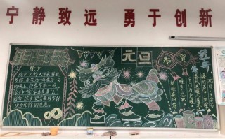 板报模板庆元旦（庆祝元旦板报）