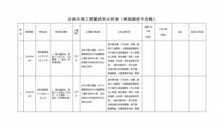 把模板做到分部分项里可以吗