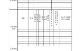 纳税情况自查说明模板,纳税自查报告表自查情况报告 