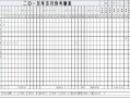 电力工人考勤表模板,电力员工年度考核表 