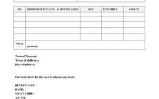 invoice模板英文_invoicel