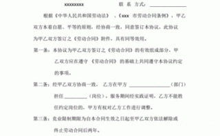 职业竞业协议模板_竞业协议简洁版本免费