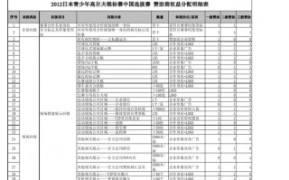  赞助名单表格模板「赞助名单表格模板下载」