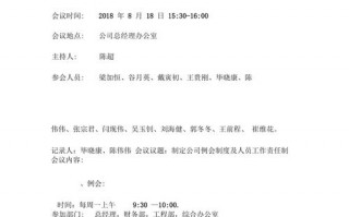 广告公司会议纪要范文及格式 广告公司会议纪要模板