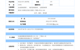 个人简历200模板_个人简历样本范文200字左右