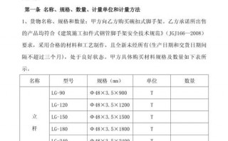 模板脚手架怎么套定额 模板脚手架购销合同