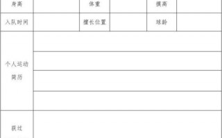 篮球队员介绍文案 篮球队员简介表格模板