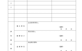 简易验收单表格-简易验收方案模板