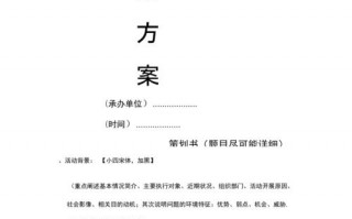 专业活动策划方案模板,专业活动是什么意思 