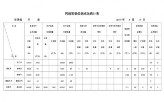 网络营销报告3000字 网络营销报表模板