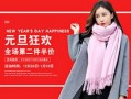  服装店铺元旦总结模板「服装店元旦新年活动海报」