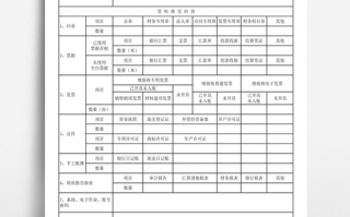 财务交接表模板_财务交接记录表