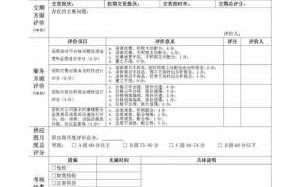  供应链绩效考核表模板「供应链绩效考核方案」