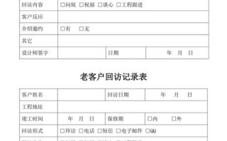 老客户回访短信模板_老客户回访信息