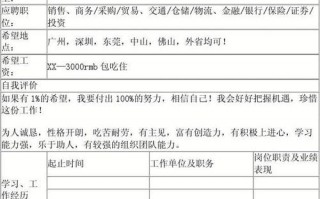 中国平安人寿保险简历模板,平安保险简历个人资料简介 